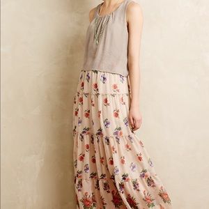 Love Sam Wildflower Fields Maxi Skirt Sz M